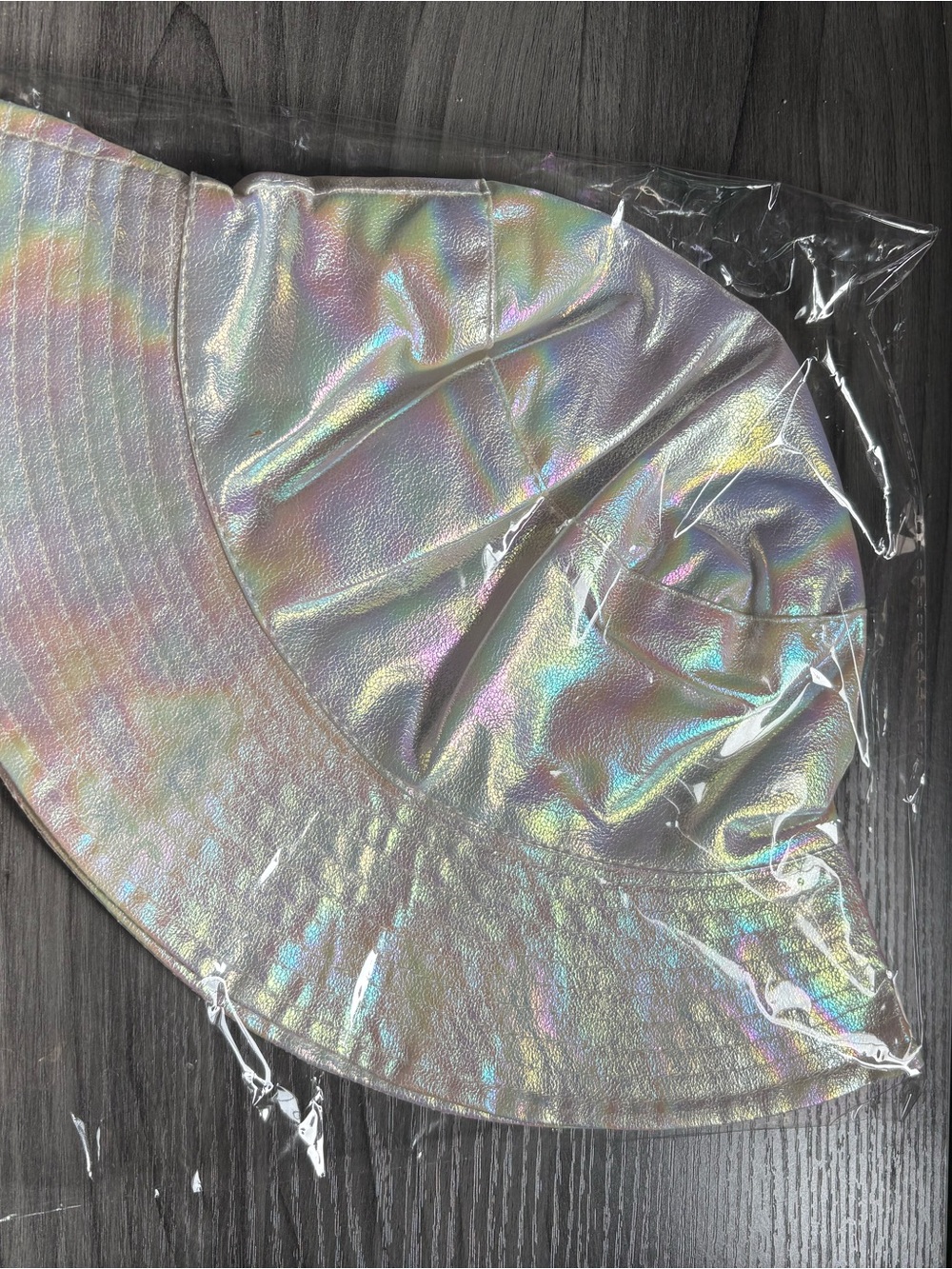 Essie Iridescent Holographic Bucket Hat - Shimmering White New In Package